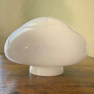 Harbor Breeze Mushroom Lamp Shade White Glass Replacement Retro Lighting Fixture